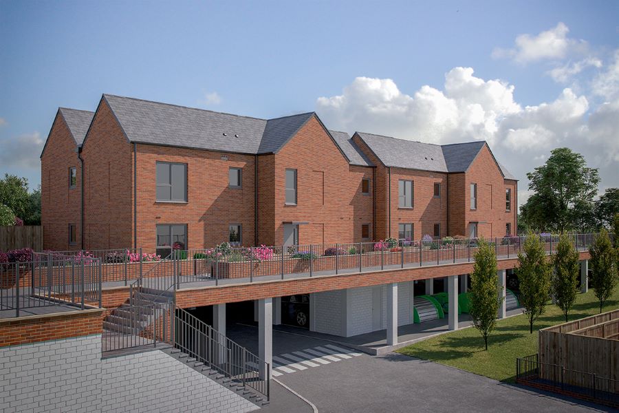 CGI of Huxley Court