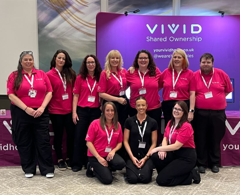 Group photo of VIVID staff