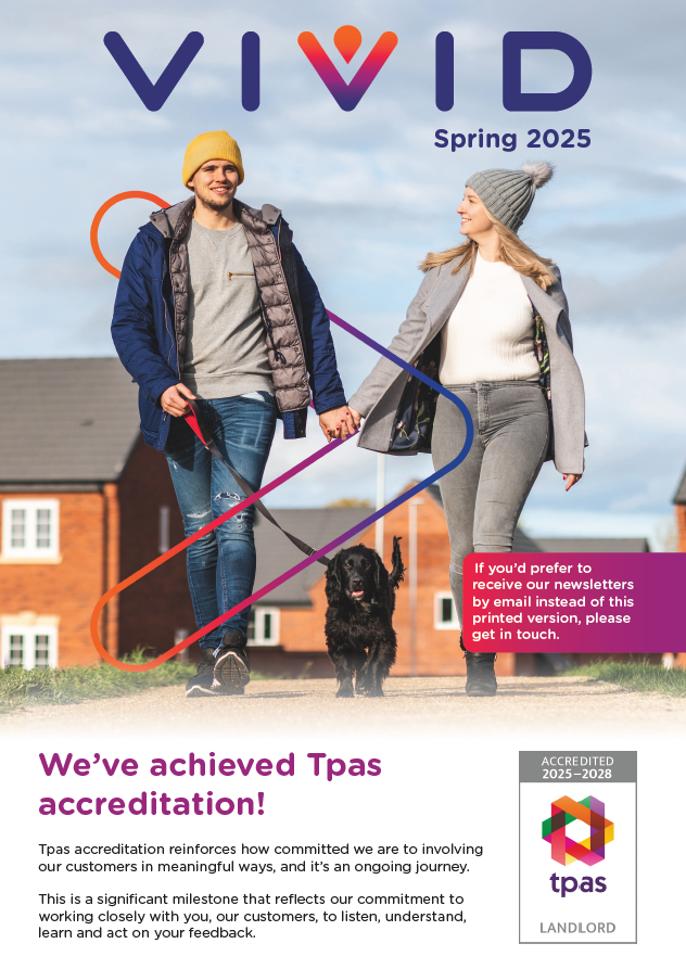 Spring 2025 printed newsletter front cover