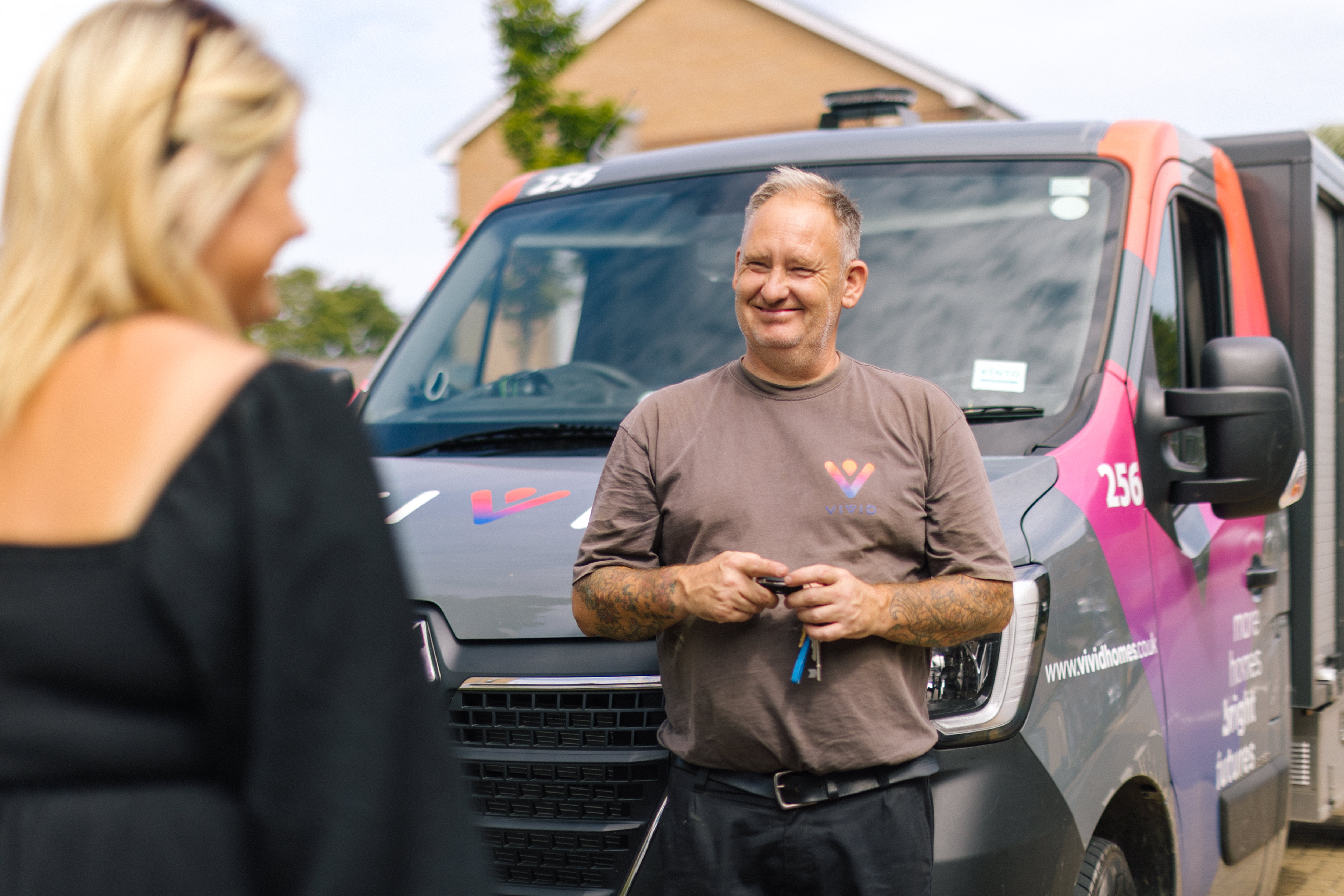 VIVID trades man smiling
