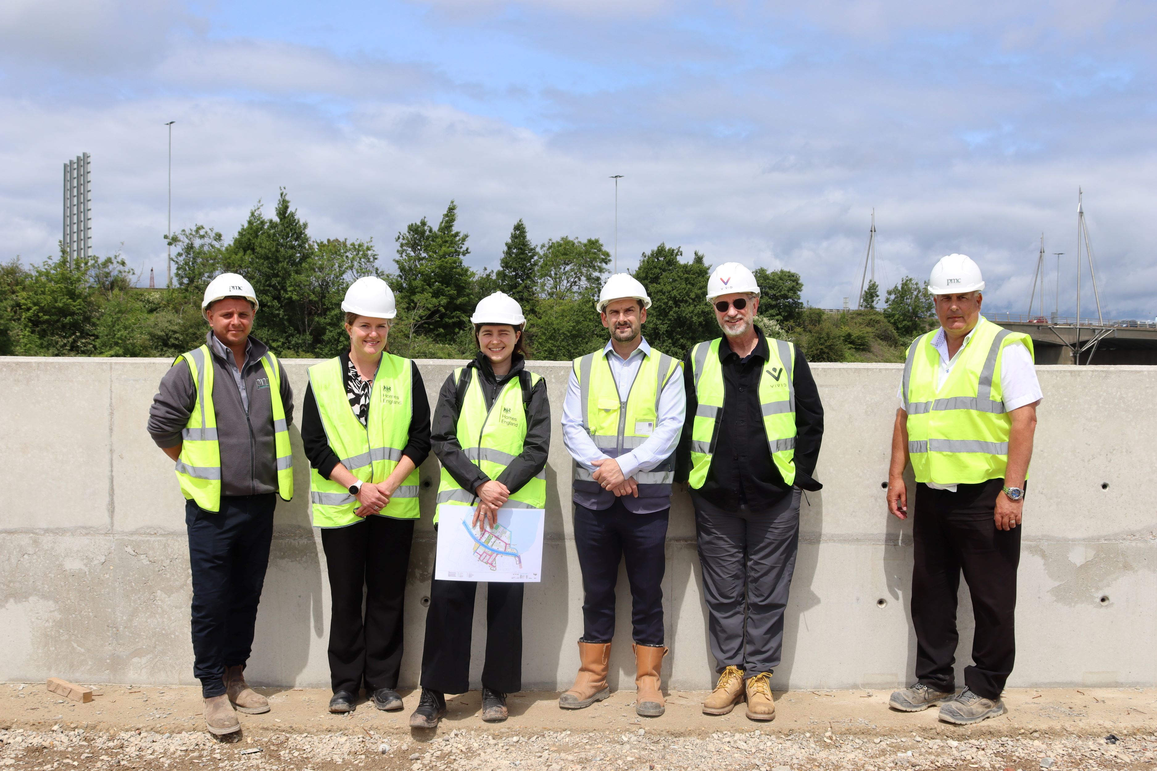 group photo at victory quay