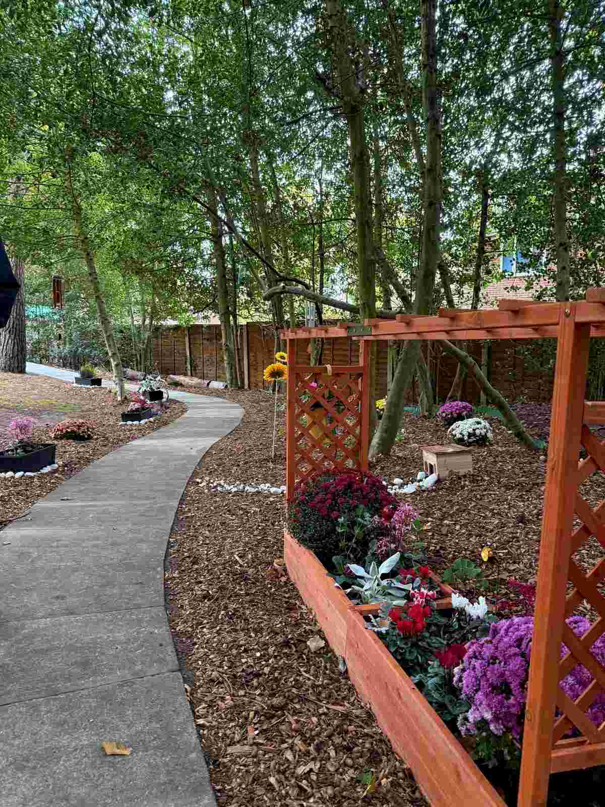 New sensory garden