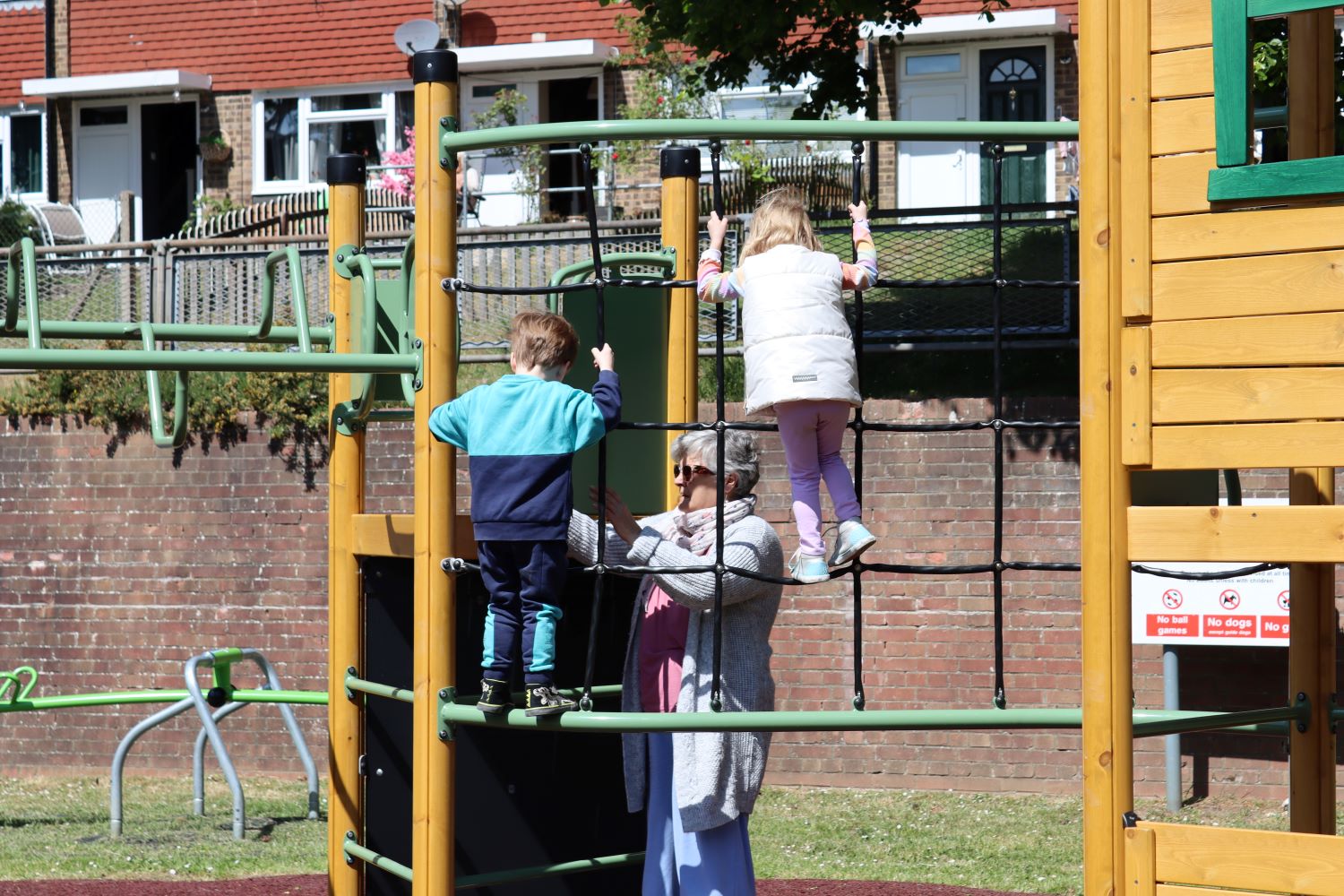 Kids at play park