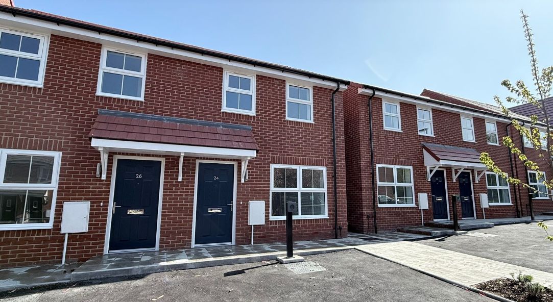 Recently completed homes at Ox Drove, Andover, delivered by VIVID and Imperial Homes. 