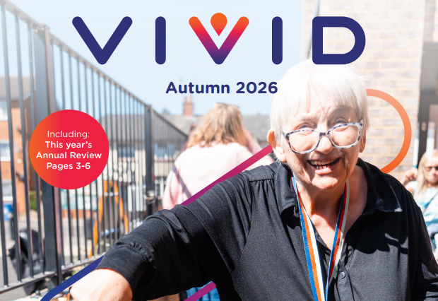 VIVID printed newsletter Autumn 2026 - front cover