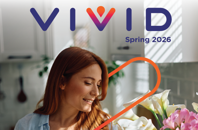 VIVID Spring 2026 newsletter front cover